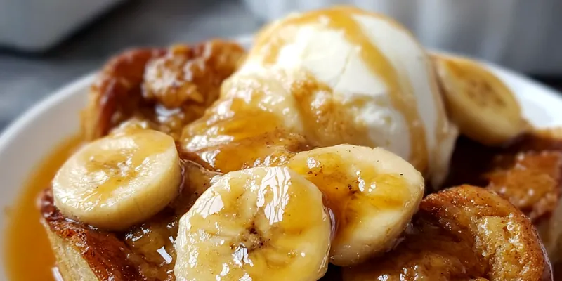 Bananas Foster Bread Pudding