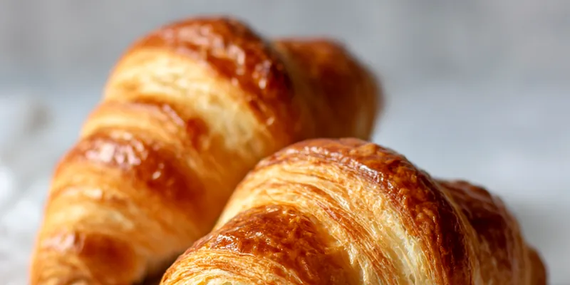 Classic Buttery Croissants