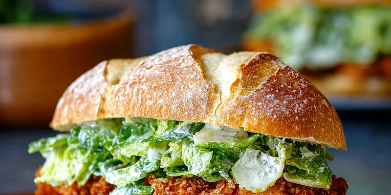 Crispy Chicken Caesar Sandwich