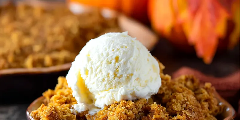 Easy Pumpkin Crisp