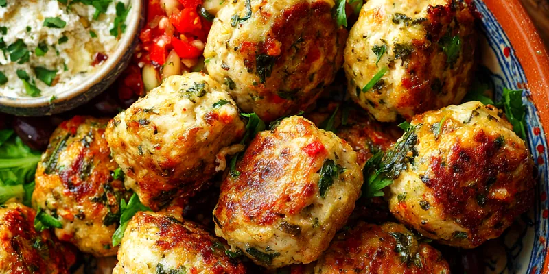 Mediterranean Chicken Meatballs