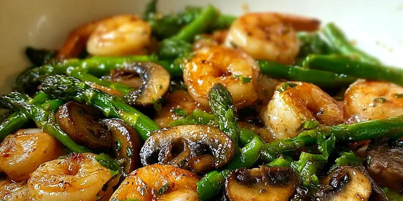 Shrimp &amp; Asparagus Stir-Fry